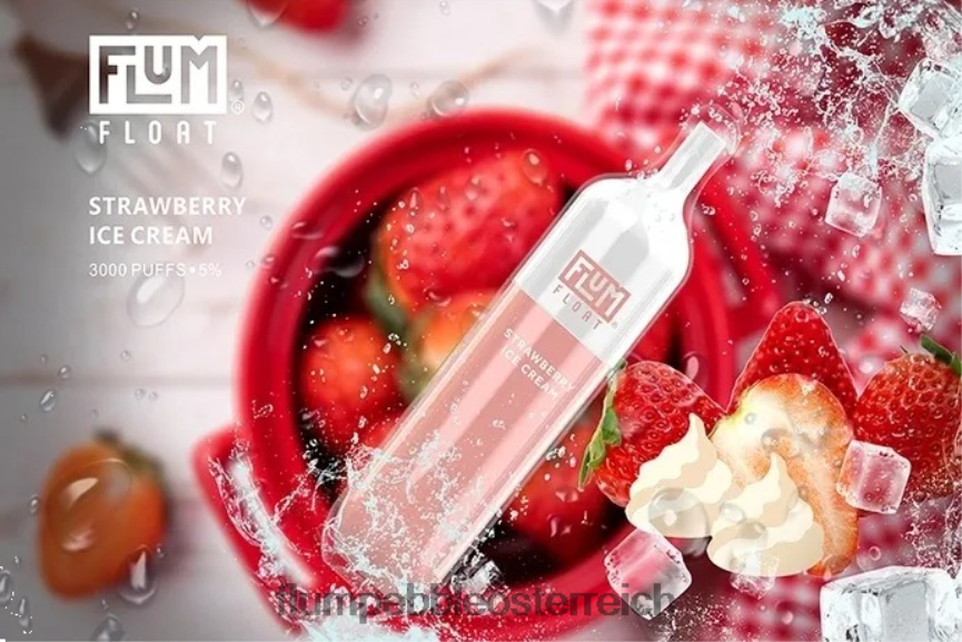 Flum Pebble Best Flavor - FLUM FLOAT 3000 Züge Erdbeereis 60R2BJ74