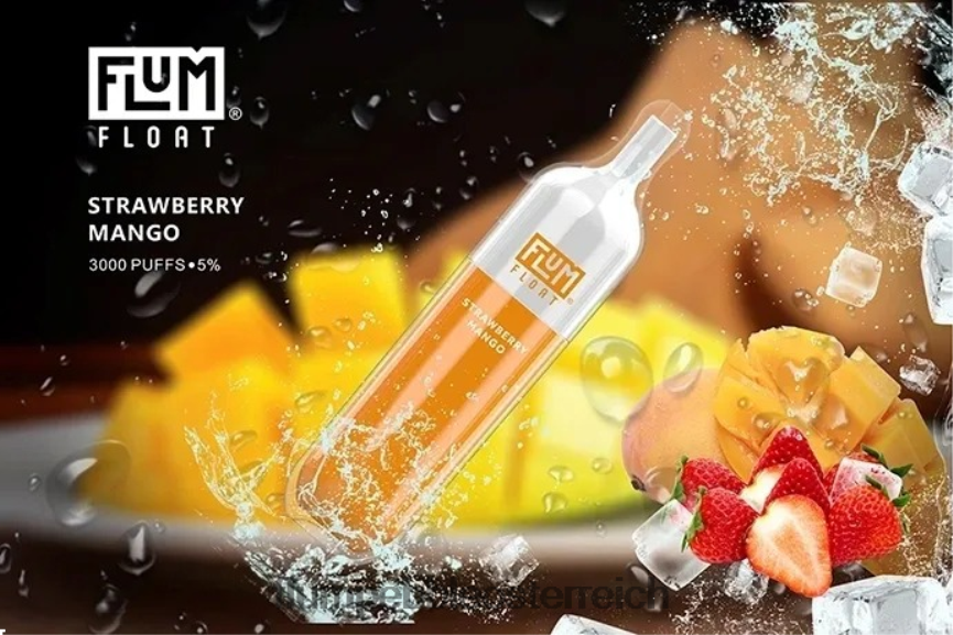 Flum Pebble Review - FLUM FLOAT 3000 Züge Erdbeer-Mango 60R2BJ75