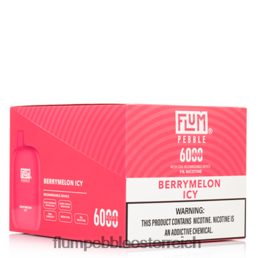 Flum Float Vape Near Me - FLUM PEBBLES 6000 Züge 10 Packungen Beerenmelone eisig 60R2BJ8