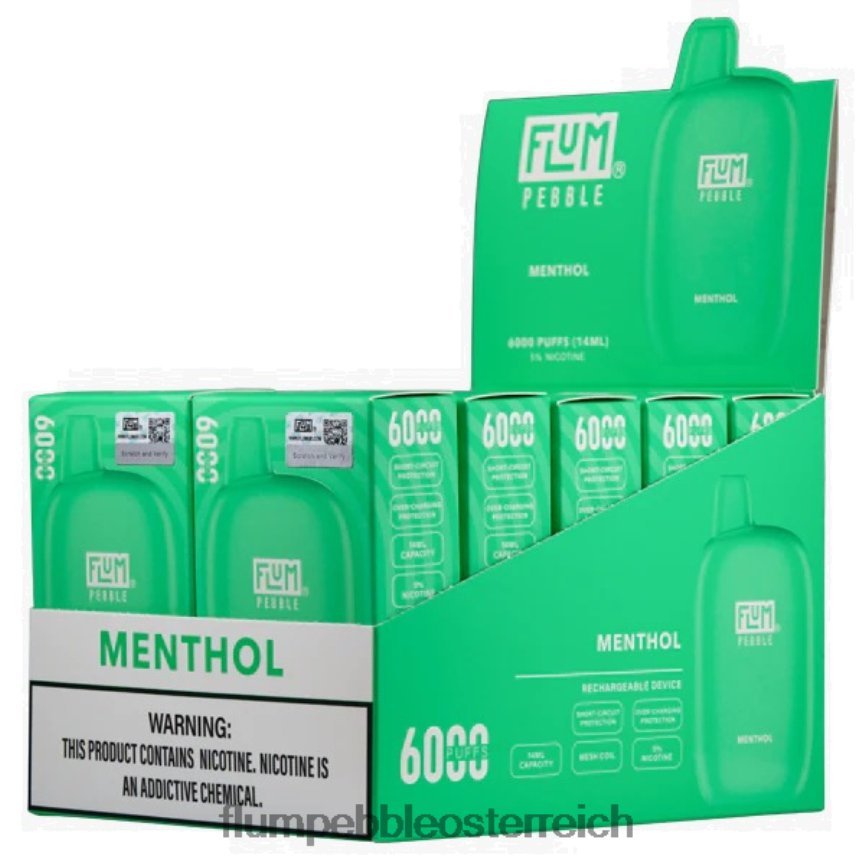 Flum Float Vape Near Me - FLUM PEBBLES 6000 Züge 10 Packungen Menthol 60R2BJ58