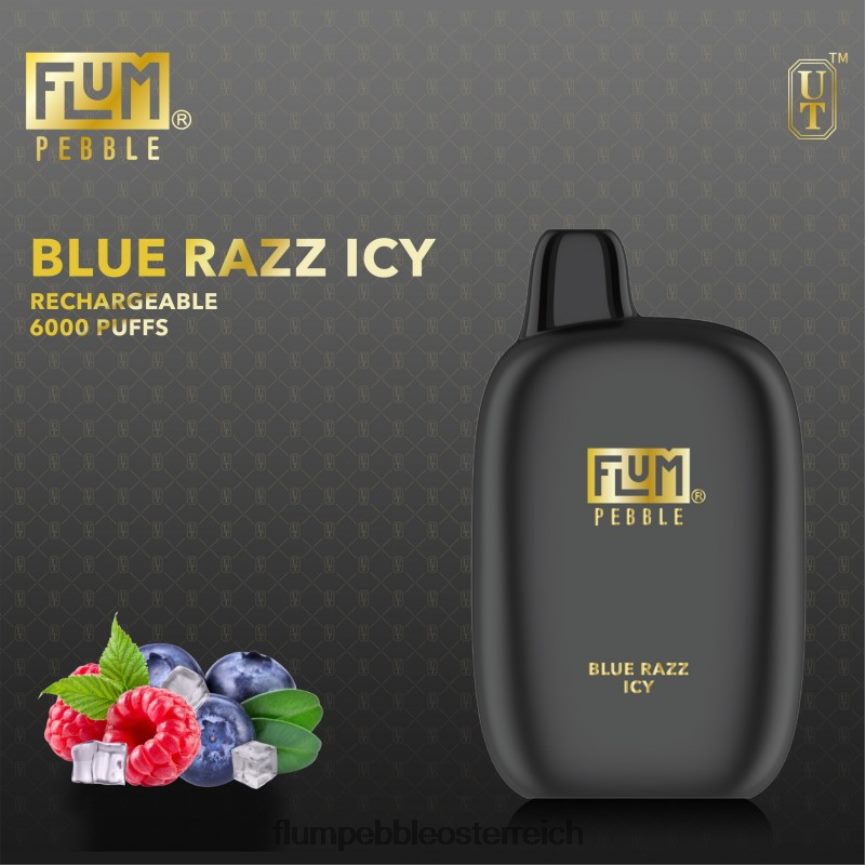 blaues razz eisig