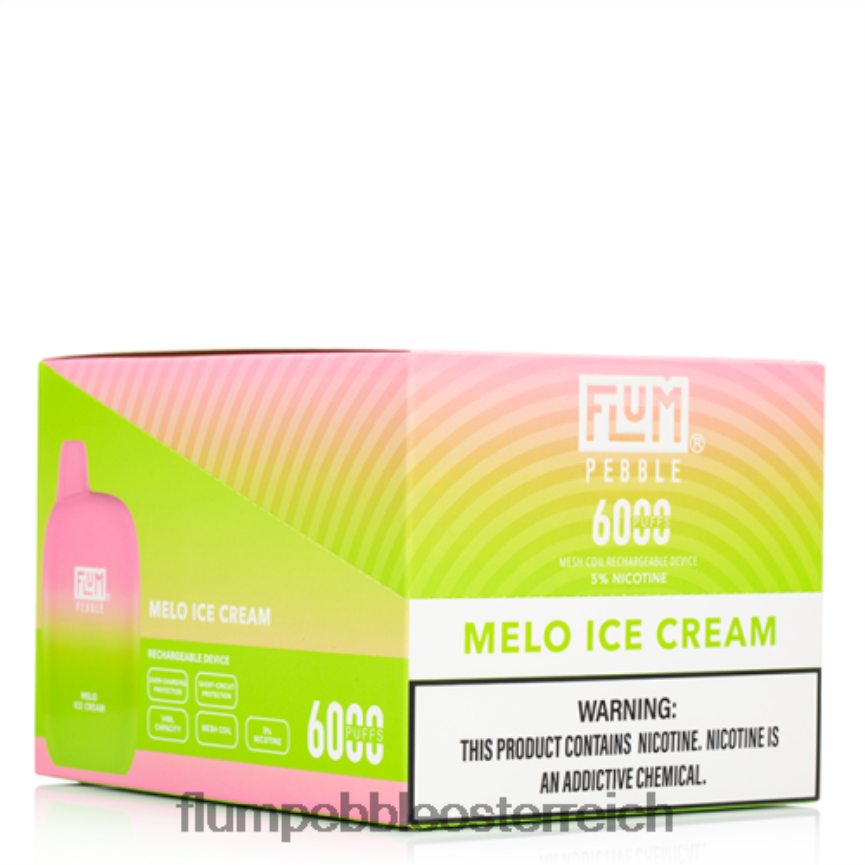 Flum Pebble Kaufen - FLUM PEBBLES 6000 Züge 10 Packungen Melo-Eis 60R2BJ56