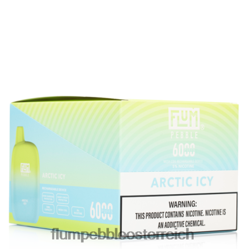 Flum Pebble Kaufen - FLUM PEBBLES 6000 Züge 10 Packungen arktisch eisig 60R2BJ6