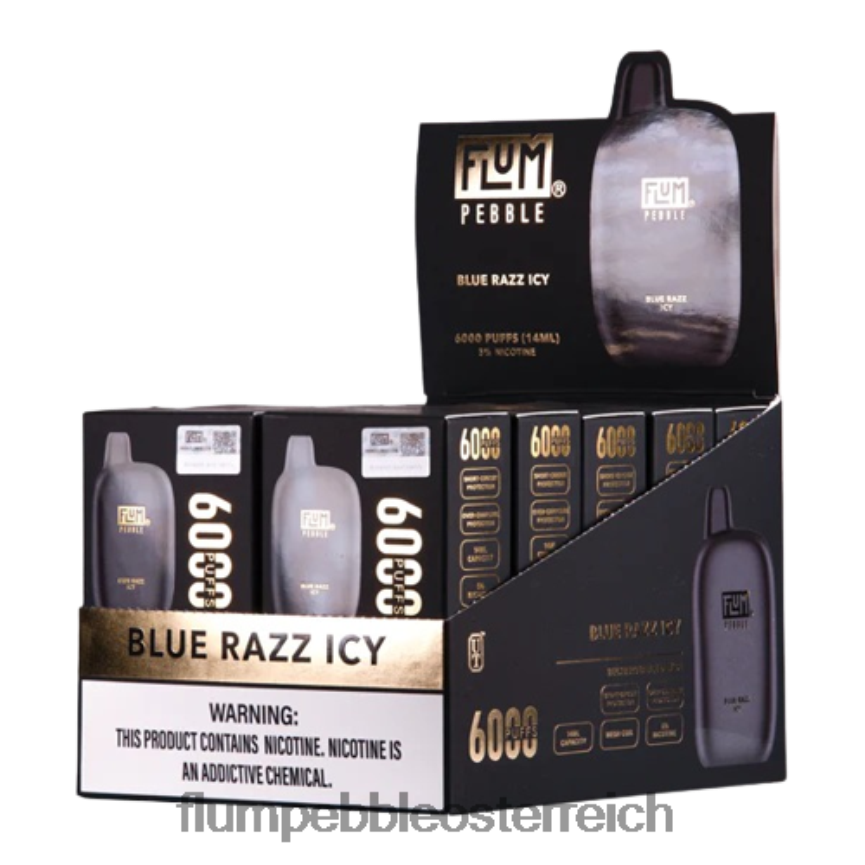 blaues razz eisig