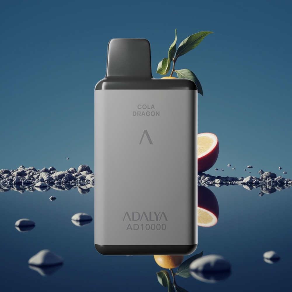 Adalya AD 10000 Puffs Einweg-Vape Berliner Nacht Space Gray USB-C