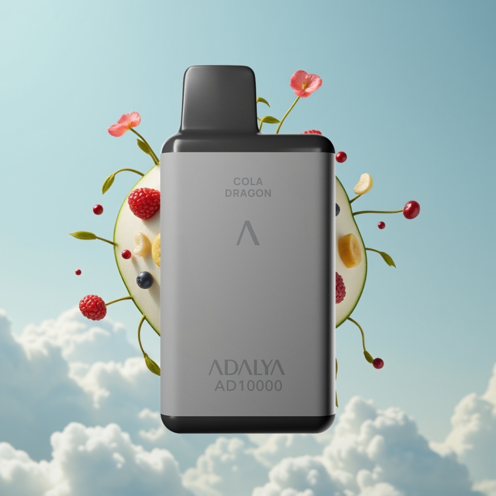 Adalya AD 10000 Puffs Space Gray Damenmörder USB-C Sandstrahlgummi