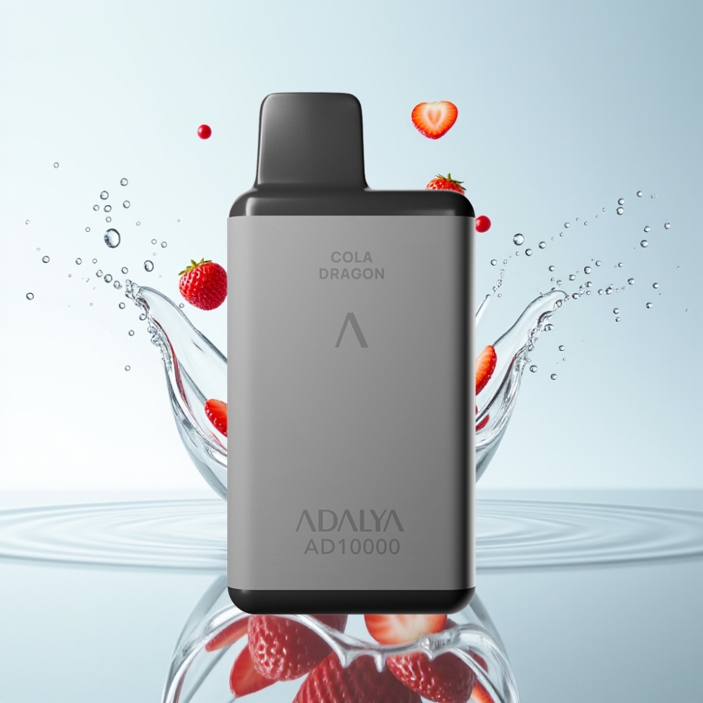 Adalya AD 10000 Puffs Space Gray Erdbeer Splash USB-C 14 ml 2%