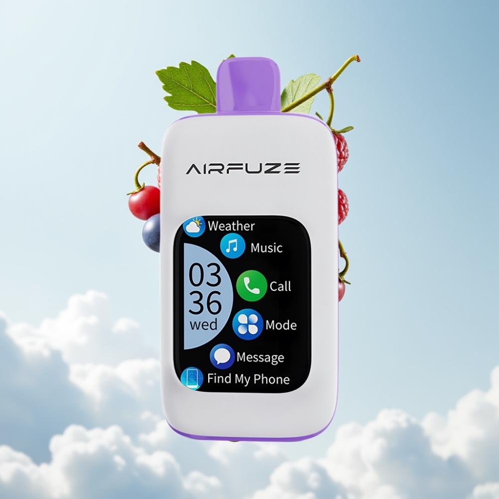 AirFuze Smart 30000 Puffs Disposable Grape Burst mit 5% Nikotin & Touchscreen