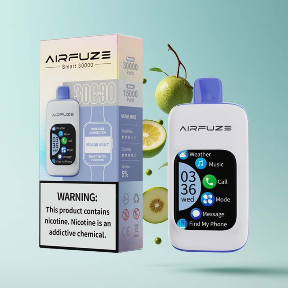 AirFuze Smart 30000 Puffs Disposable Pod Miami Minze mit 5% Nikotin & 900mAh