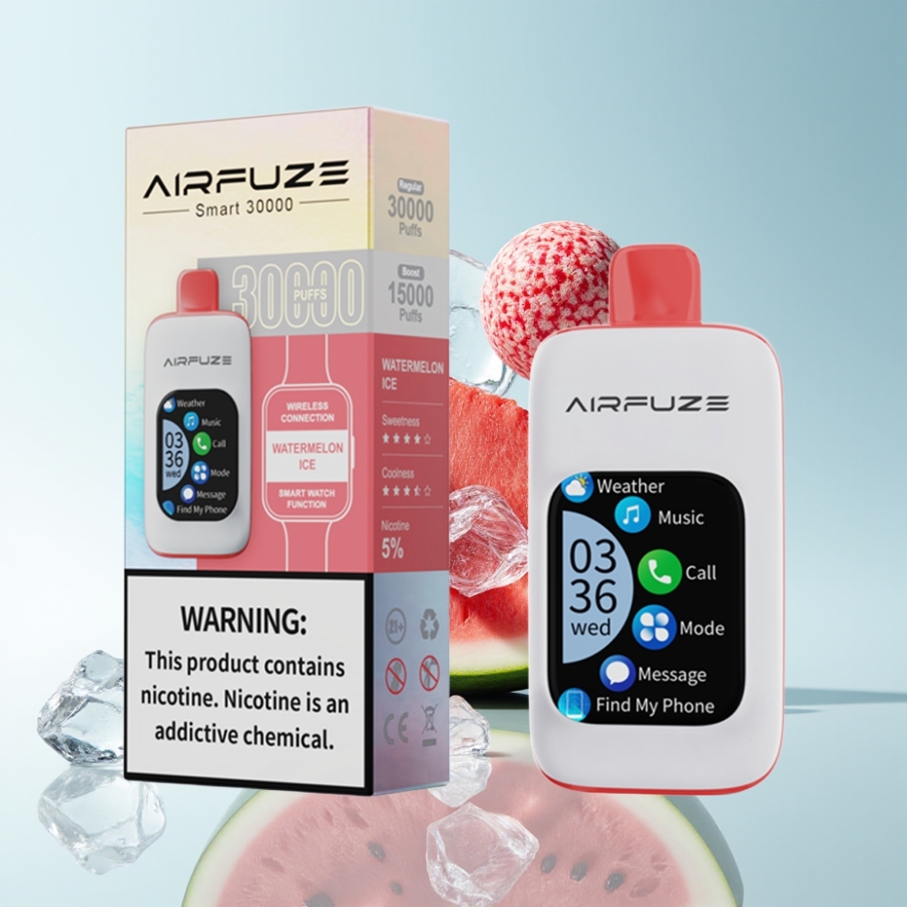 AirFuze Smart 30000 Puffs Einweg-Vape Wassermelone Eis mit 5% Nikotin & 900mAh