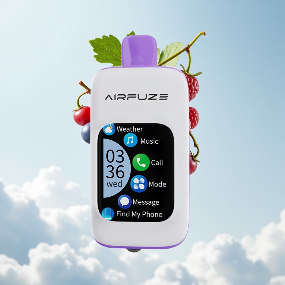 AirFuze Smart Pro 40000 Puffs 20ML 900mAh Rechargeable Grape Burst