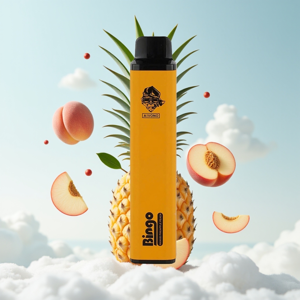 Aivono AIM BINGO 4000 Puffs 10mL 1000mAh Wango Ananas-Pfirsich