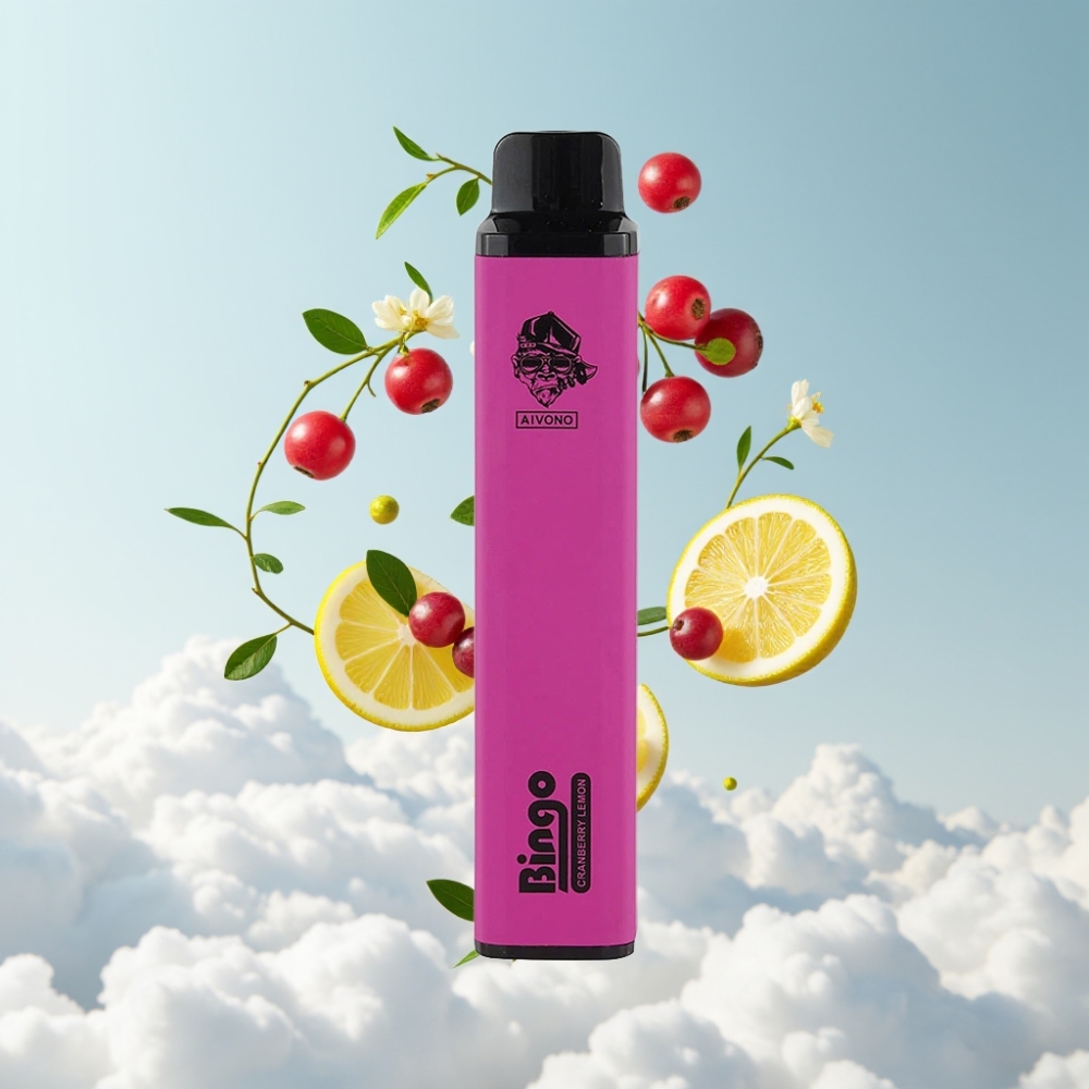 Aivono AIM BINGO 4000 Puffs 10mL Cranberry-Zitrone 1000mAh