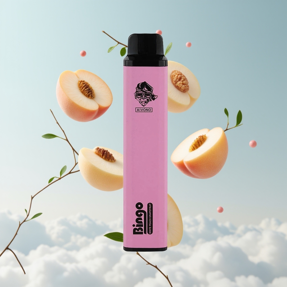Aivono Aim Bingo 4000 Puffs Weißer Pfirsich Grapefruit 1000mAh 10mL