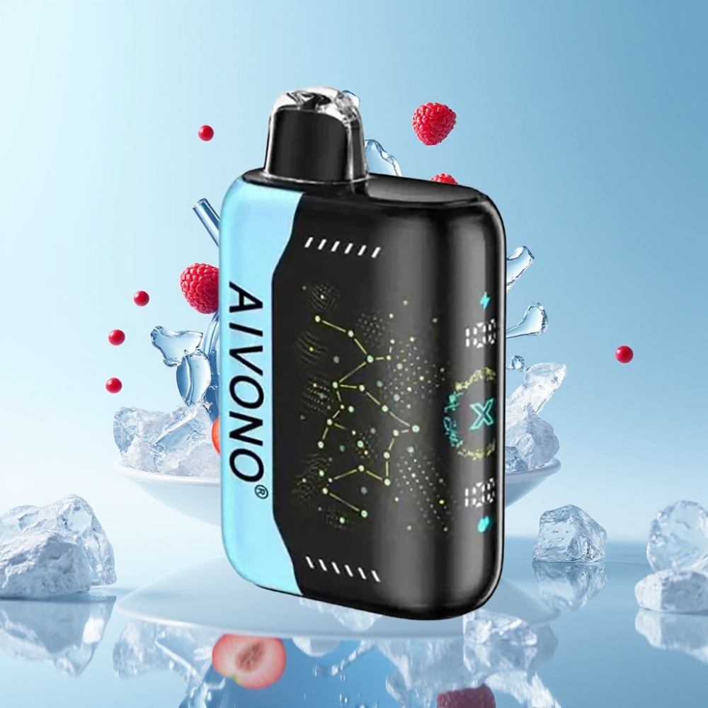 Aivono AIM BOOM 25000 Puffs 28ml 650mAh Typ-C Blauer Himbeer-Eis