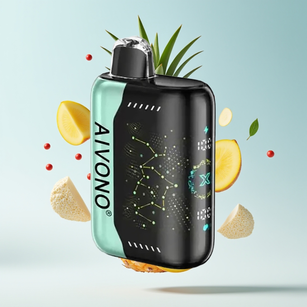 Aivono AIM BOOM 25000 Puffs 28ml Sauer-Mango-Ananas Typ-C 650mAh