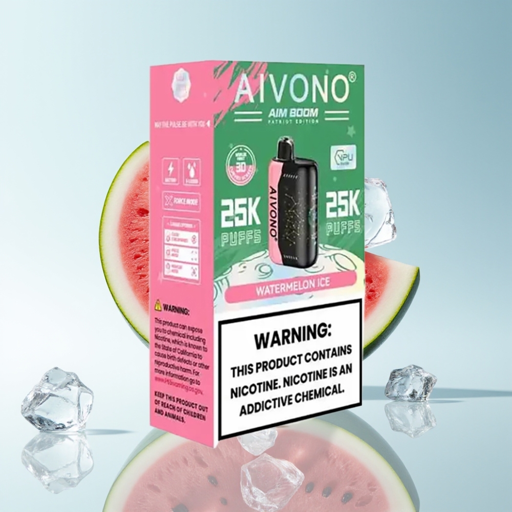Aivono AIM BOOM 25000 Puffs 28ml Wassermelone Eis Typ-C 650mAh