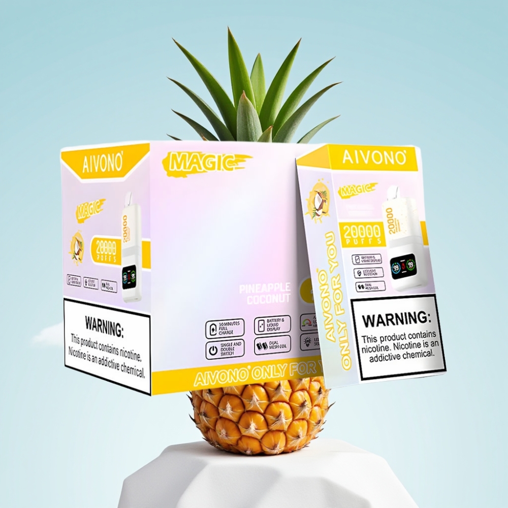 Aivono AIM MAGIC 20000 Puffs Dual Mesh LCD Pineapple-Kokos Typ-C