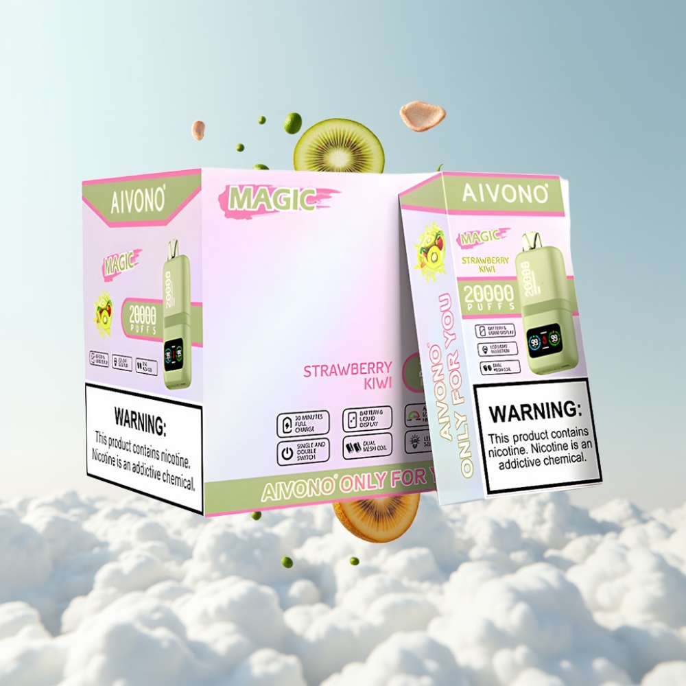 Aivono AIM MAGIC 20000 Puffs Dual Mesh LCD Typ-C Erdbeer-Kiwi