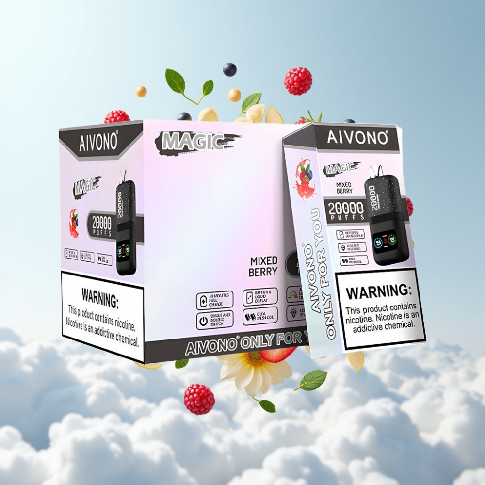 Aivono AIM MAGIC 20000 Puffs Dual Mesh LCD Typ-C Mischbeere