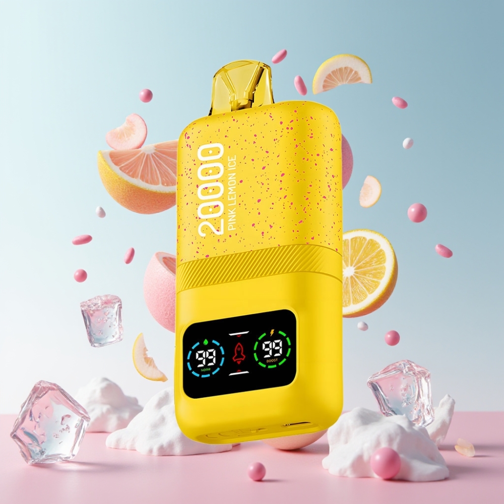 Aivono AIM MAGIC 20000 Puffs Dual Mesh LCD Type-C Pink Zitrone Eis