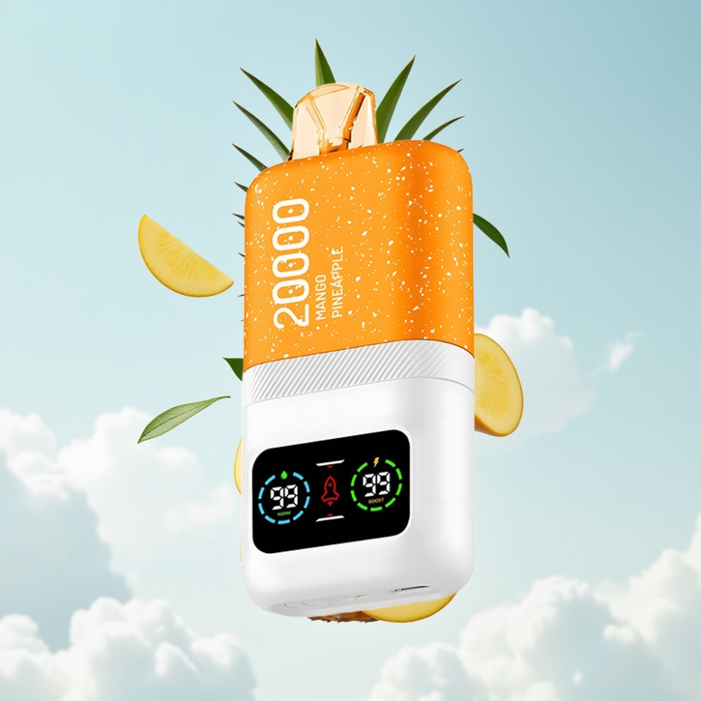 Aivono AIM MAGIC 20000 Puffs Mango-Ananas Dual Mesh Coils LCD Typ-C 600mAh