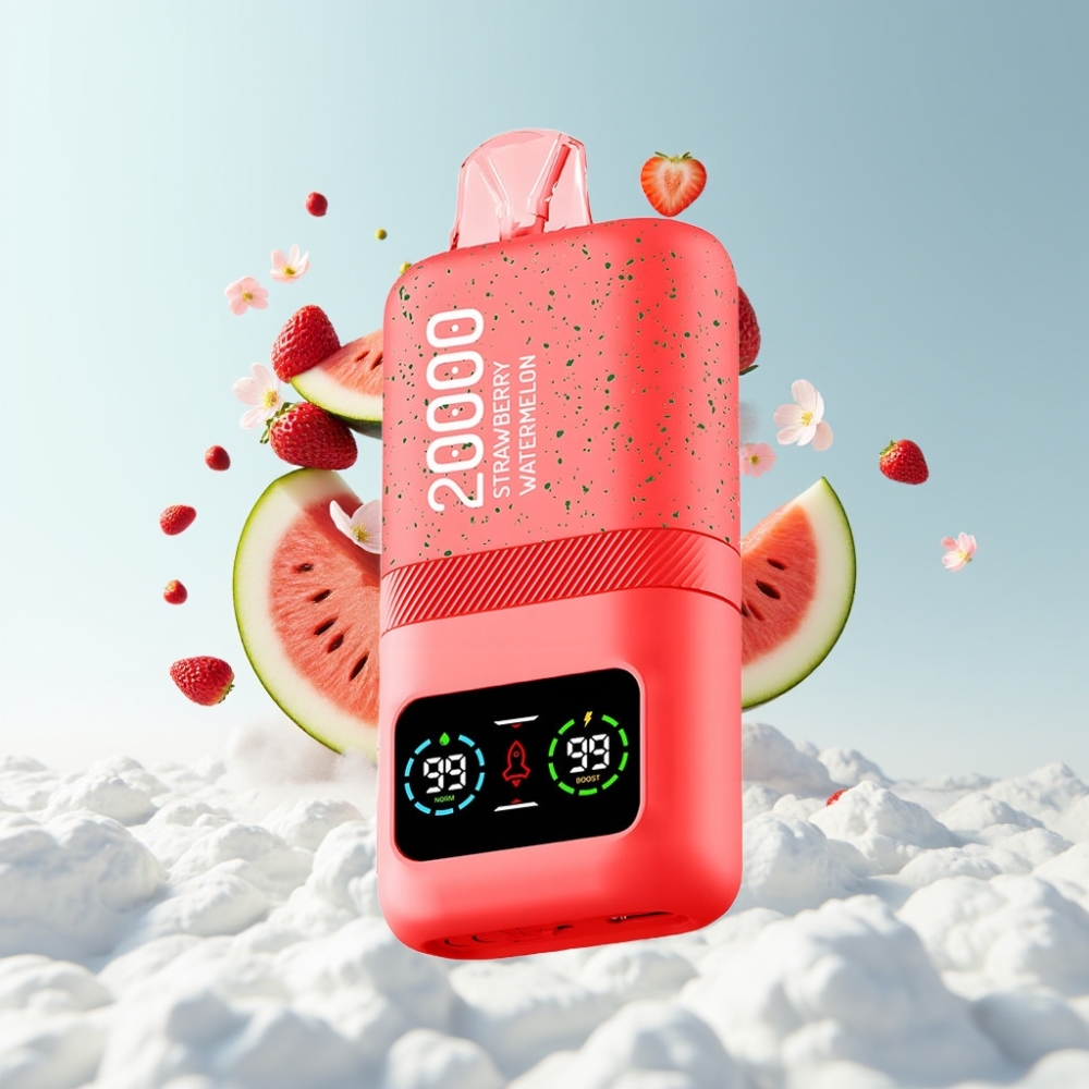 Aivono AIM MAGIC 20000 Puffs Typ-C LCD Erdbeer-Wassermelone Dual Mesh