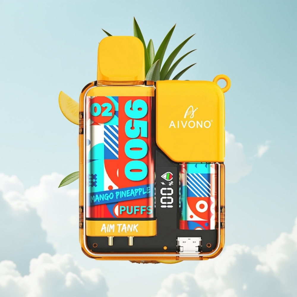 Aivono AIM-TANK 9500 Puffs 18ml 650mAh LCD Mango-Ananas