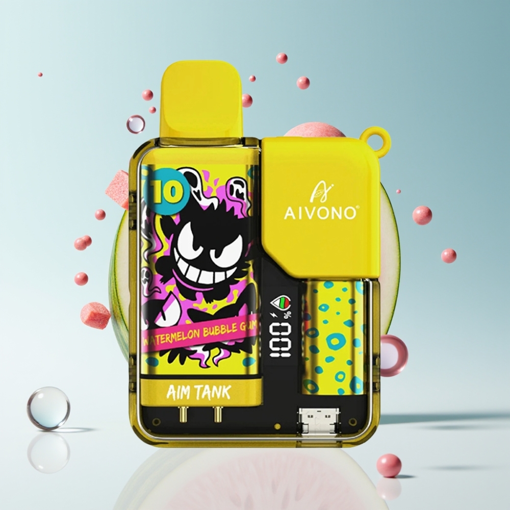 Aivono AIM-TANK 9500 Puffs 18ml 650mAh LCD Wassermelone Bubble Gum