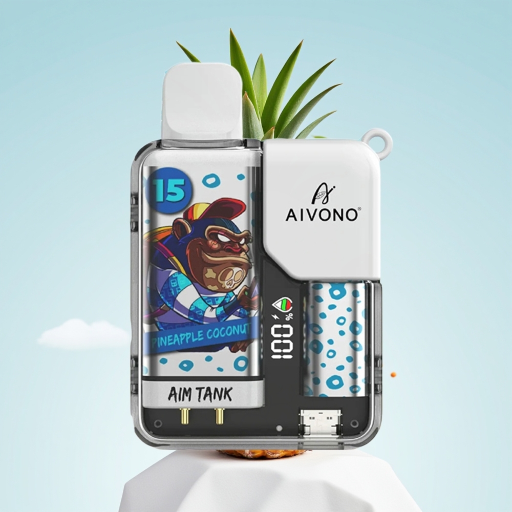 Aivono AIM-TANK 9500 Puffs 18ml LCD Ananas Kokos
