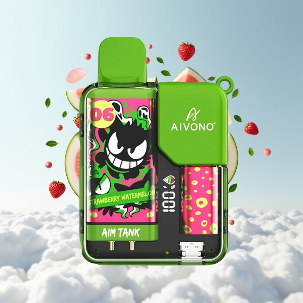 Aivono AIM-TANK 9500 Puffs 18ml LCD Erdbeer-Wassermelone