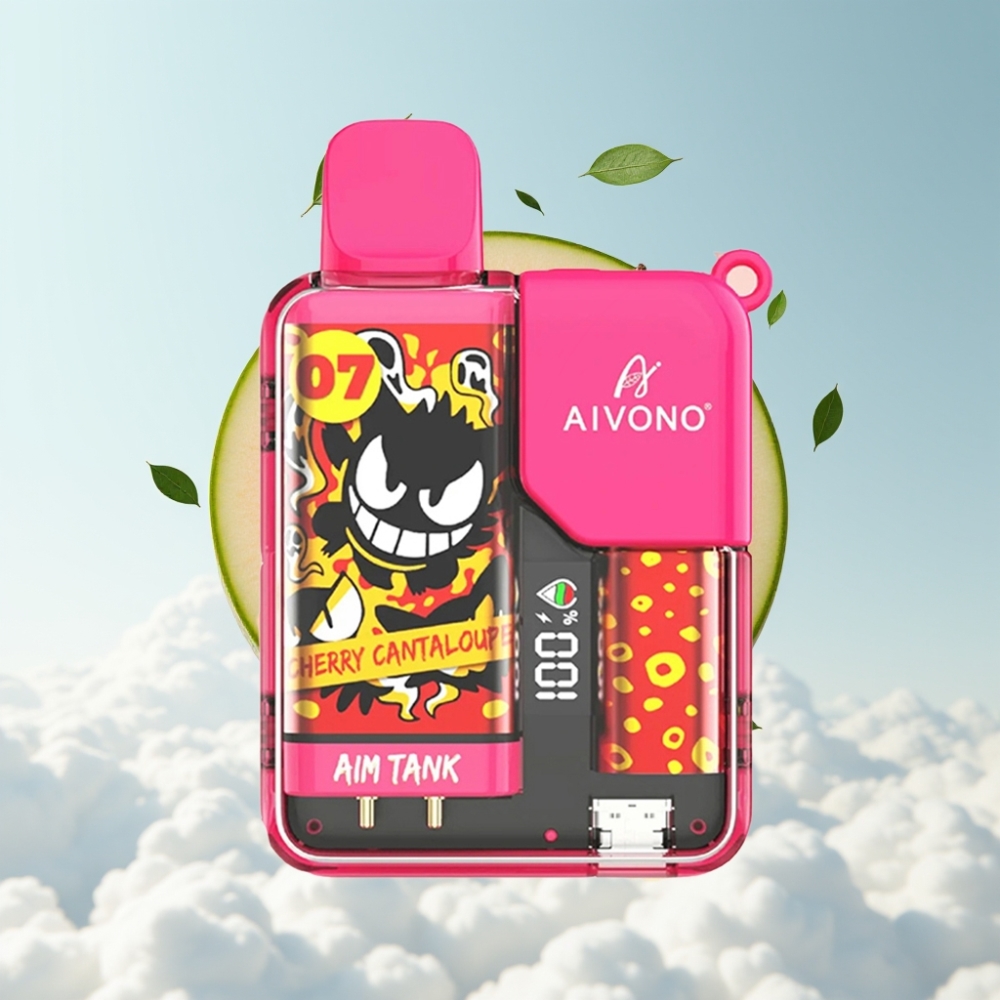 Aivono AIM-TANK 9500 Puffs 18ml LCD Kirsch-Melone