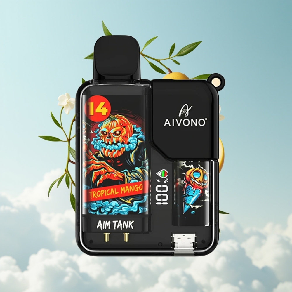 Aivono AIM-TANK 9500 Puffs 18ml LCD Tropical Mango