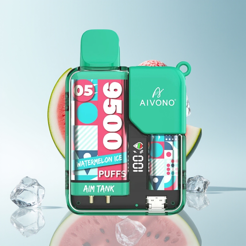 Aivono AIM-TANK 9500 Puffs 18ml LCD Wassermelone Eis