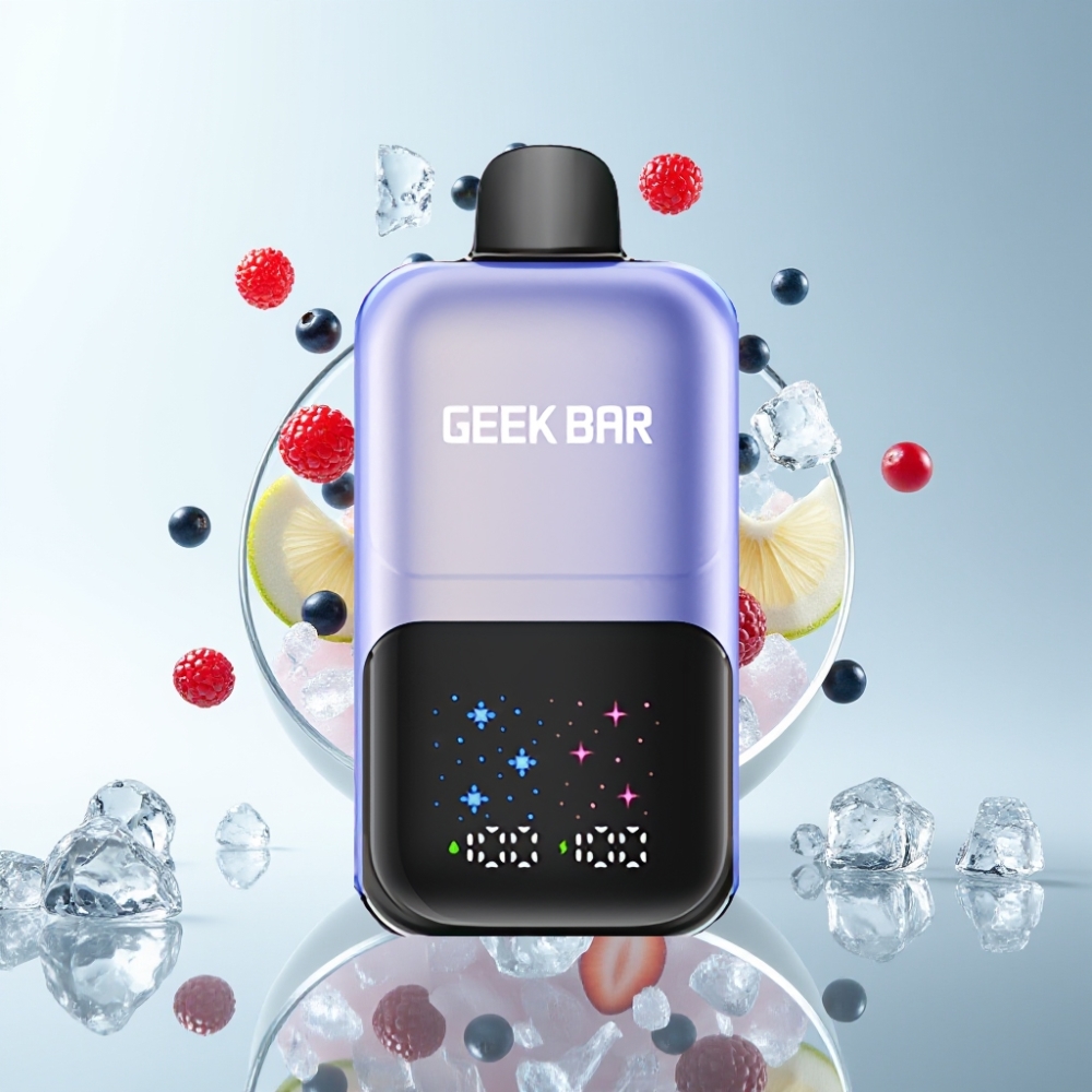 GEEK BAR 2GO 50000 Puffs 20ml Dual Tank Beeren-Eis Geschmack Rechargeable MTL