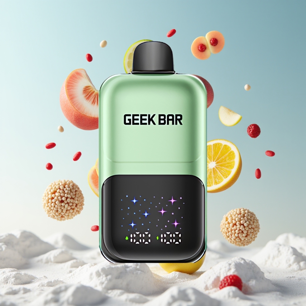 GEEK BAR 2GO 50000 Puffs Dual Tank 20ml Sour Candy & Sour Fruits Rechargebar