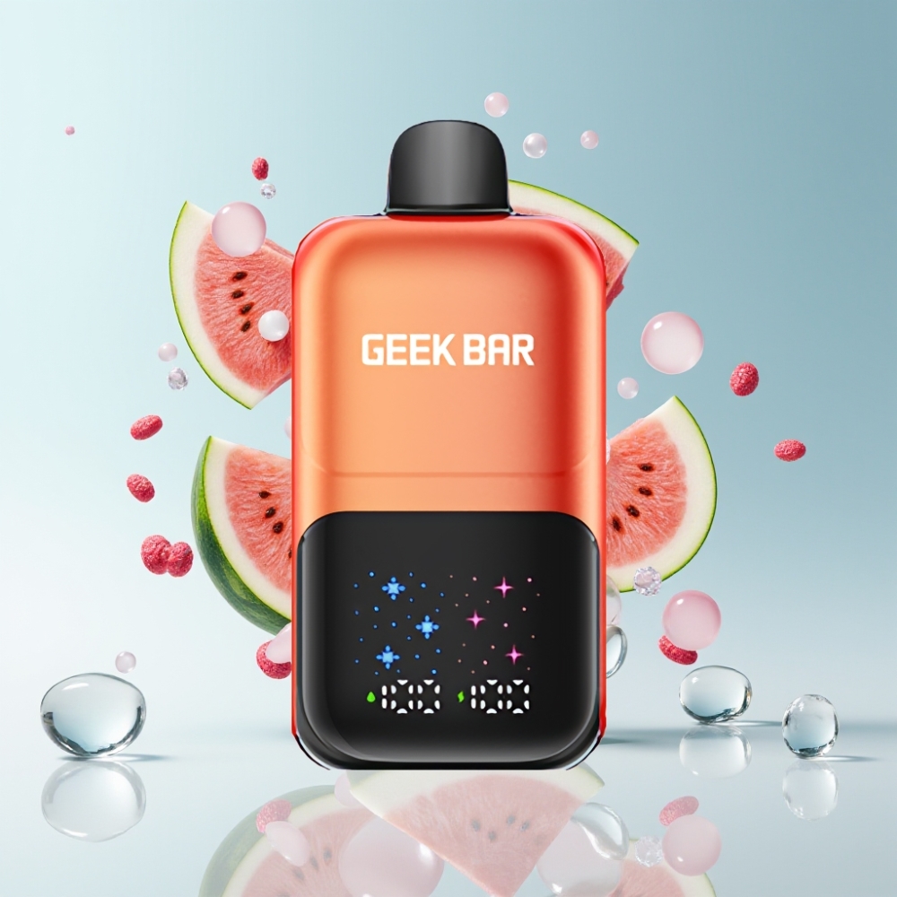 GEEK BAR 2GO 50000 Puffs Dual Tank 20ml Wassermelone Bubble Gum Eis Rechargebar