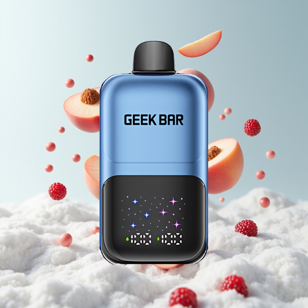 GEEK BAR 2GO Two Series 50000 Puffs 20ml Dual Tanks Pfirsich & Beeren Rechargebar