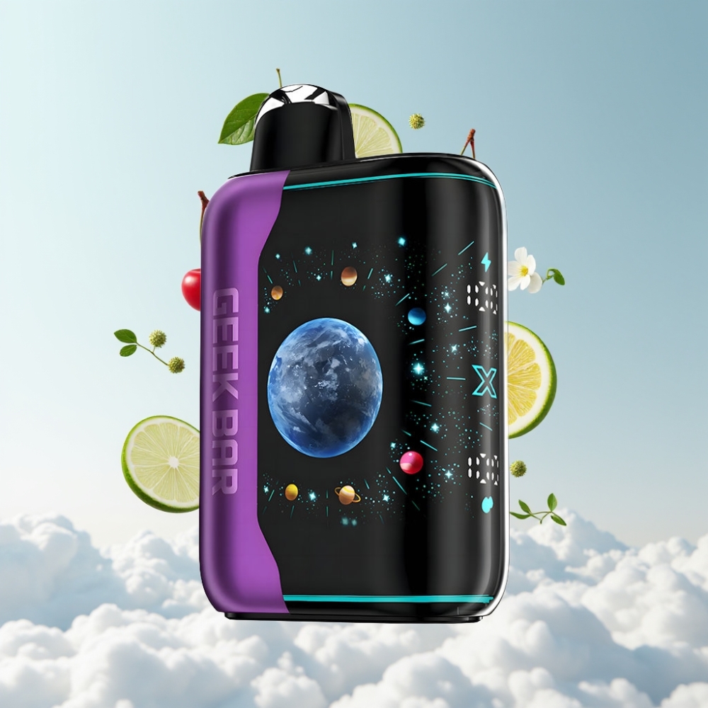 GEEK BAR Platinum Edition 25000 Puffs Beere-Kirsch-Limonade Matte Platinum Stahl USB-C