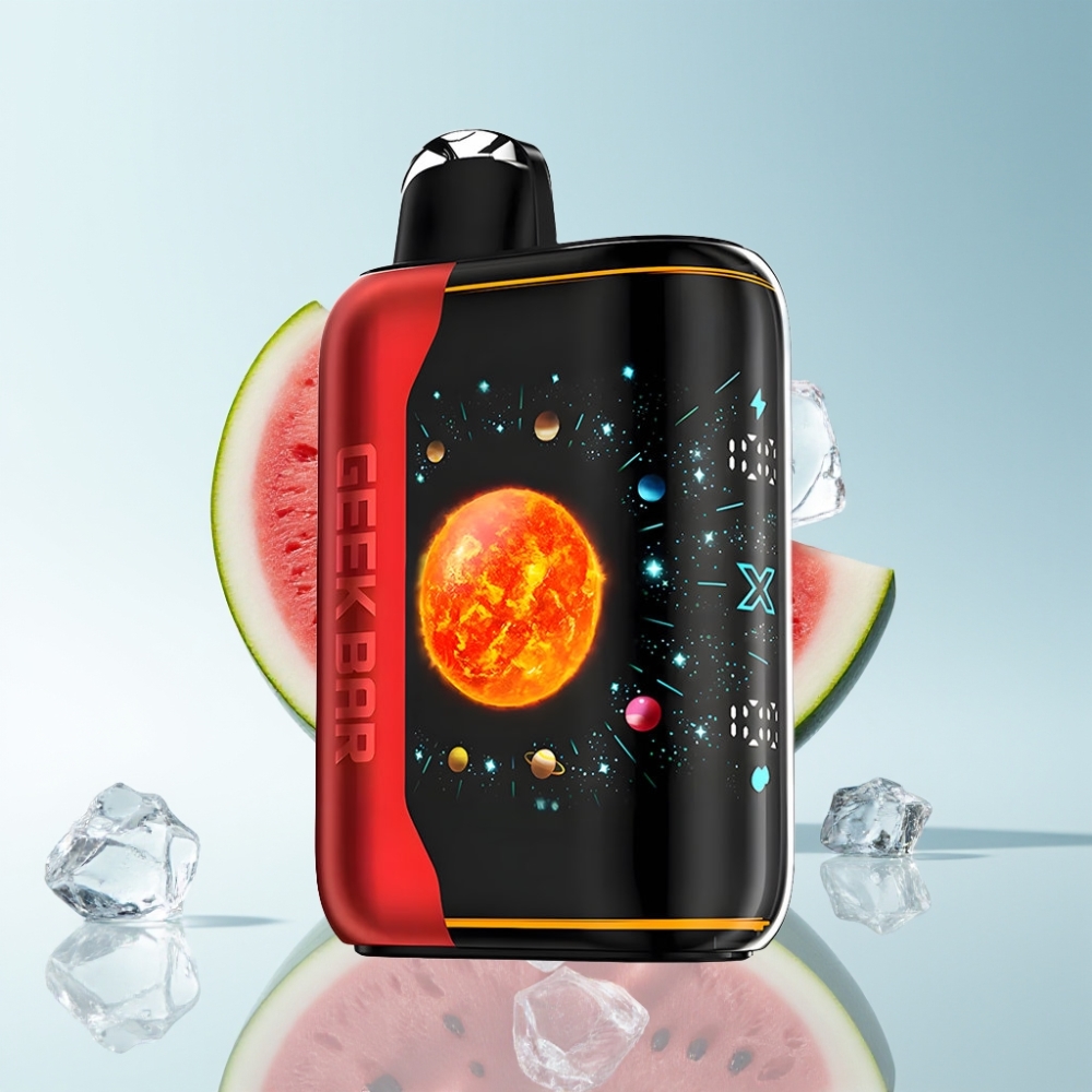 GEEK BAR Platinum Edition 25000 Puffs Watermelon-Eis Dual Mesh Coil 20mL 2% Nikotin