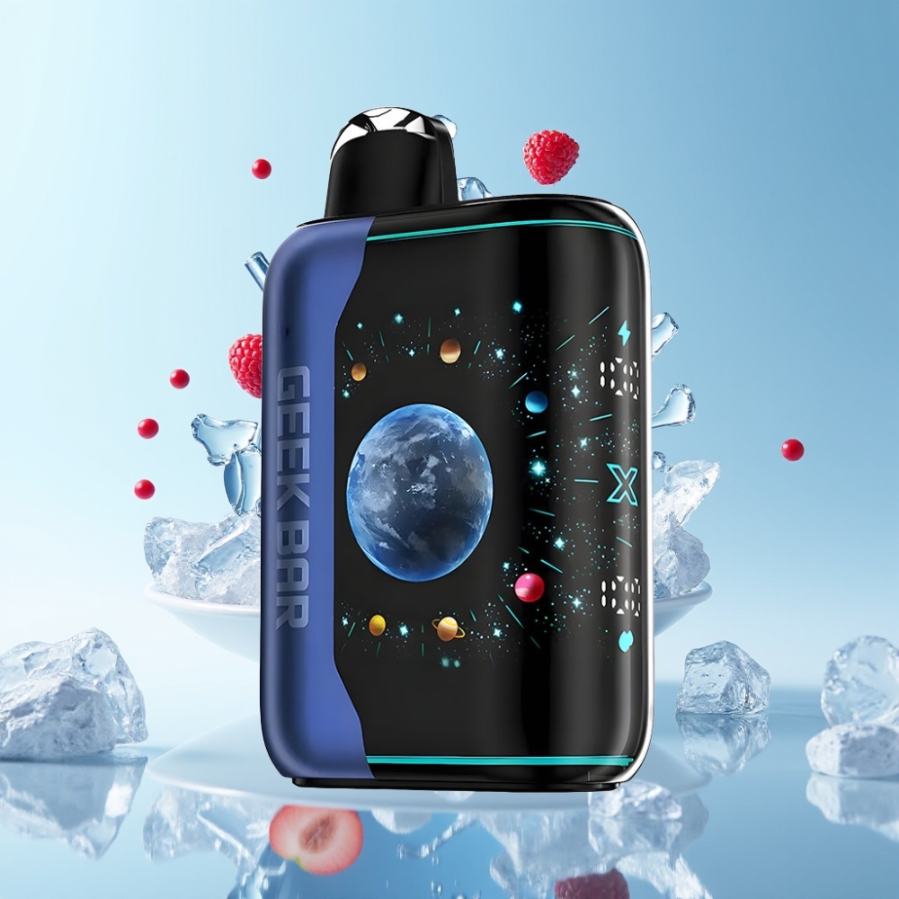 GEEK BAR Platinum Edition 25000 Pulsmodus USB-C Dual Mesh Coil Blaue Himbeere Eis