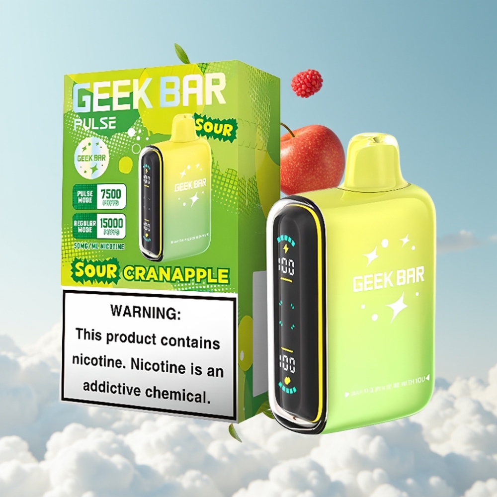 Geek Bar Pulse 15000 Puffs Sour Edition 16ML 5% USB-C 650mAh