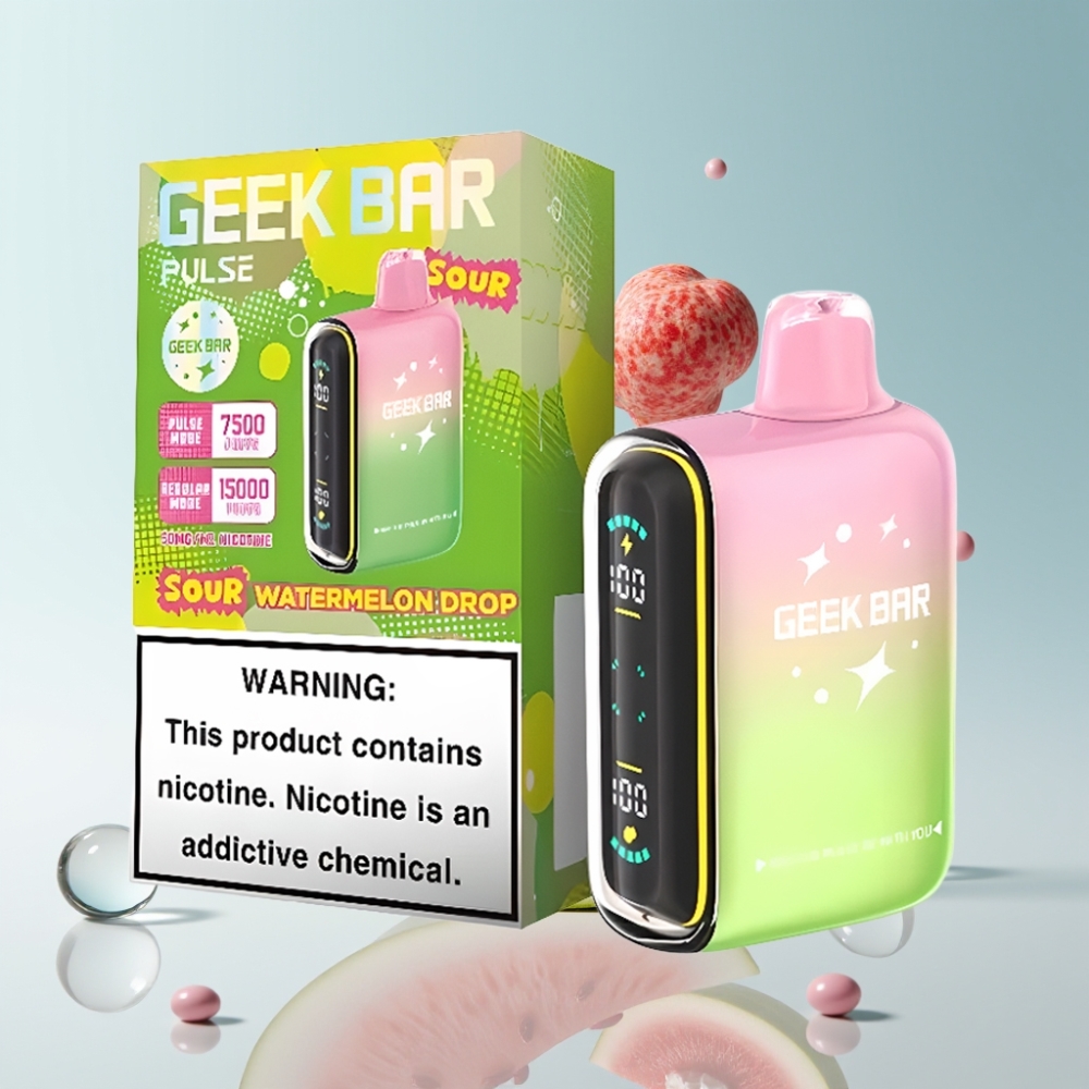Geek Bar Pulse 15000 Puffs Sour Edition 16ML 5% USB-C 650mAh