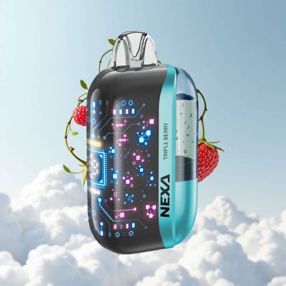 NEXA Ultra 50000 Puffs 20ml 5% Triple Beere Display Typ-c