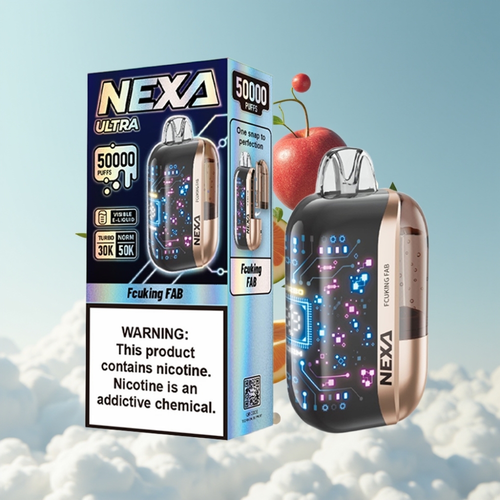 NEXA Ultra 50000 Puffs Einweg-Vape 20ml 5% Fcuking Fab Typ-C 3D Display
