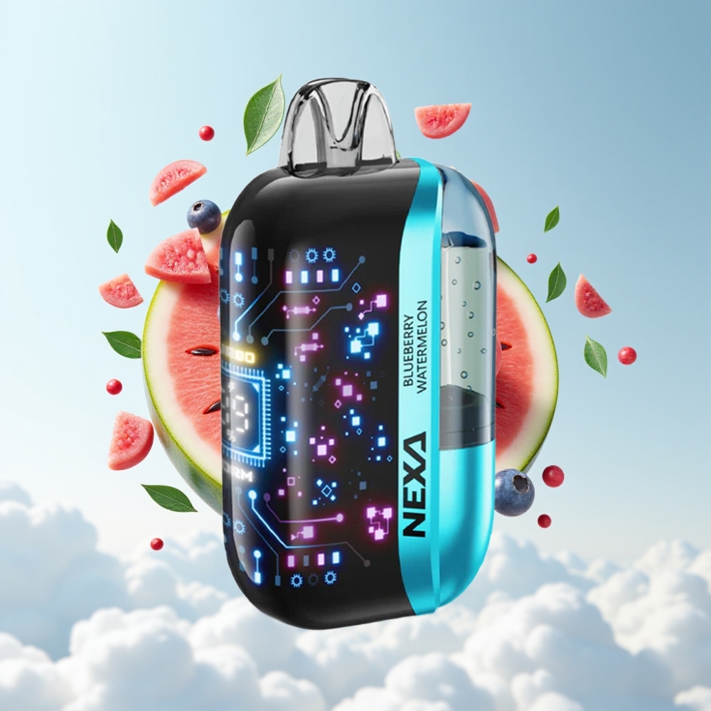 NEXA Ultra 50K Einweg-Vape 20ml 5% Heidelbeere Wassermelone Typ-C 3D Display