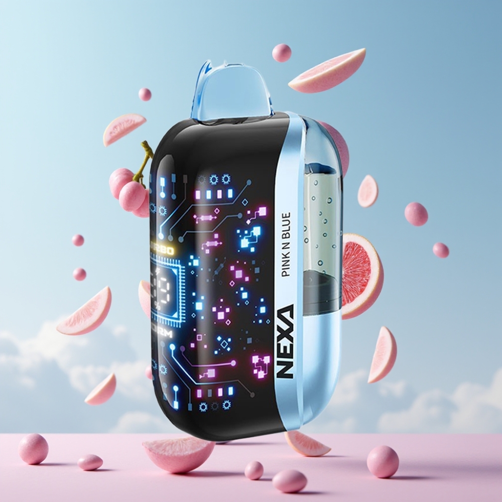 NEXA Ultra 50K Einweg-Vape 20ml 5% Pink Blau Typ-C 3D Display
