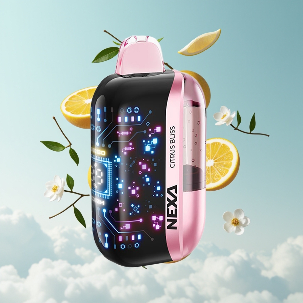 NEXA Ultra 50K Einweg-Vape 20ml 5% Zitrusfreude Typ-C 3D-Display