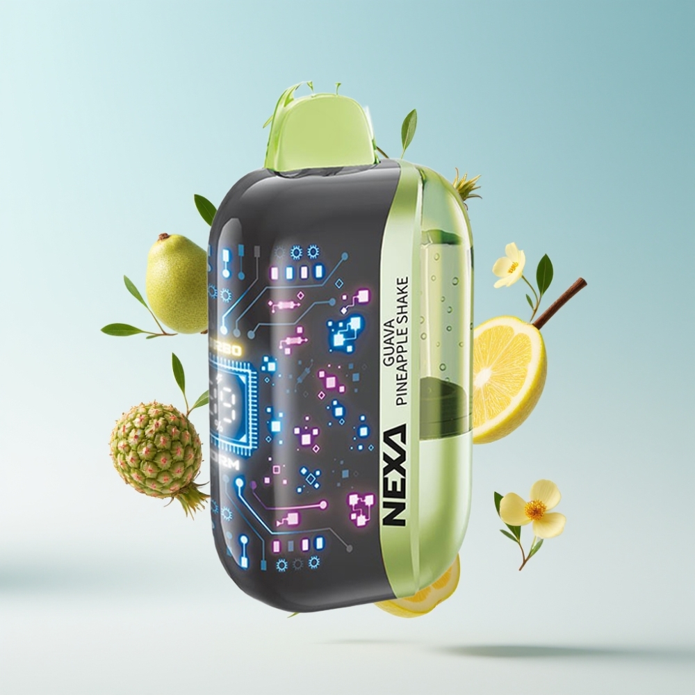 NEXA Ultra 50K Einweg-Vape 50000 Puffs 20ml 5% Guava-Ananas Shake Typ-C