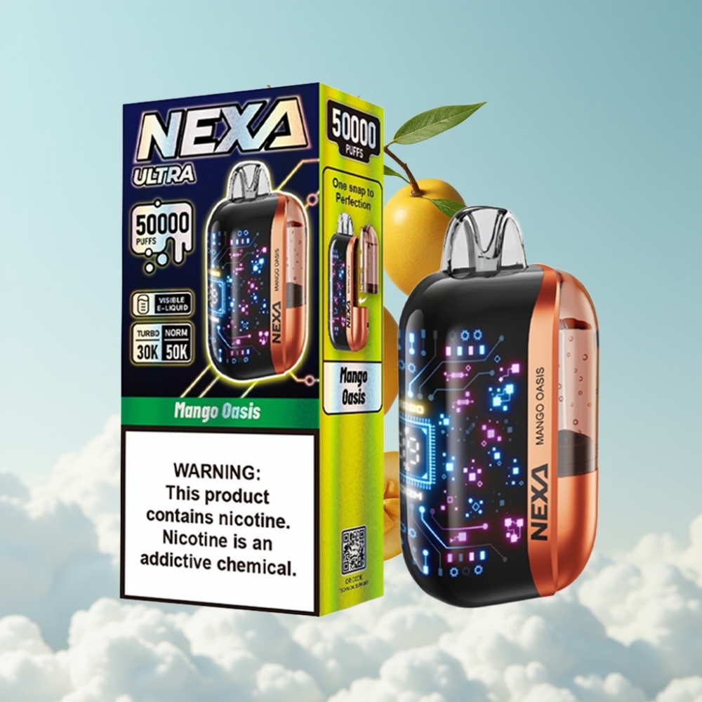 NEXA Ultra 50K Einweg-Vape Mango-Oase 20ml 5% 0.9ohm Dual Mesh